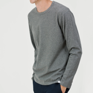 T-shirt Heavyweight gris manches longues